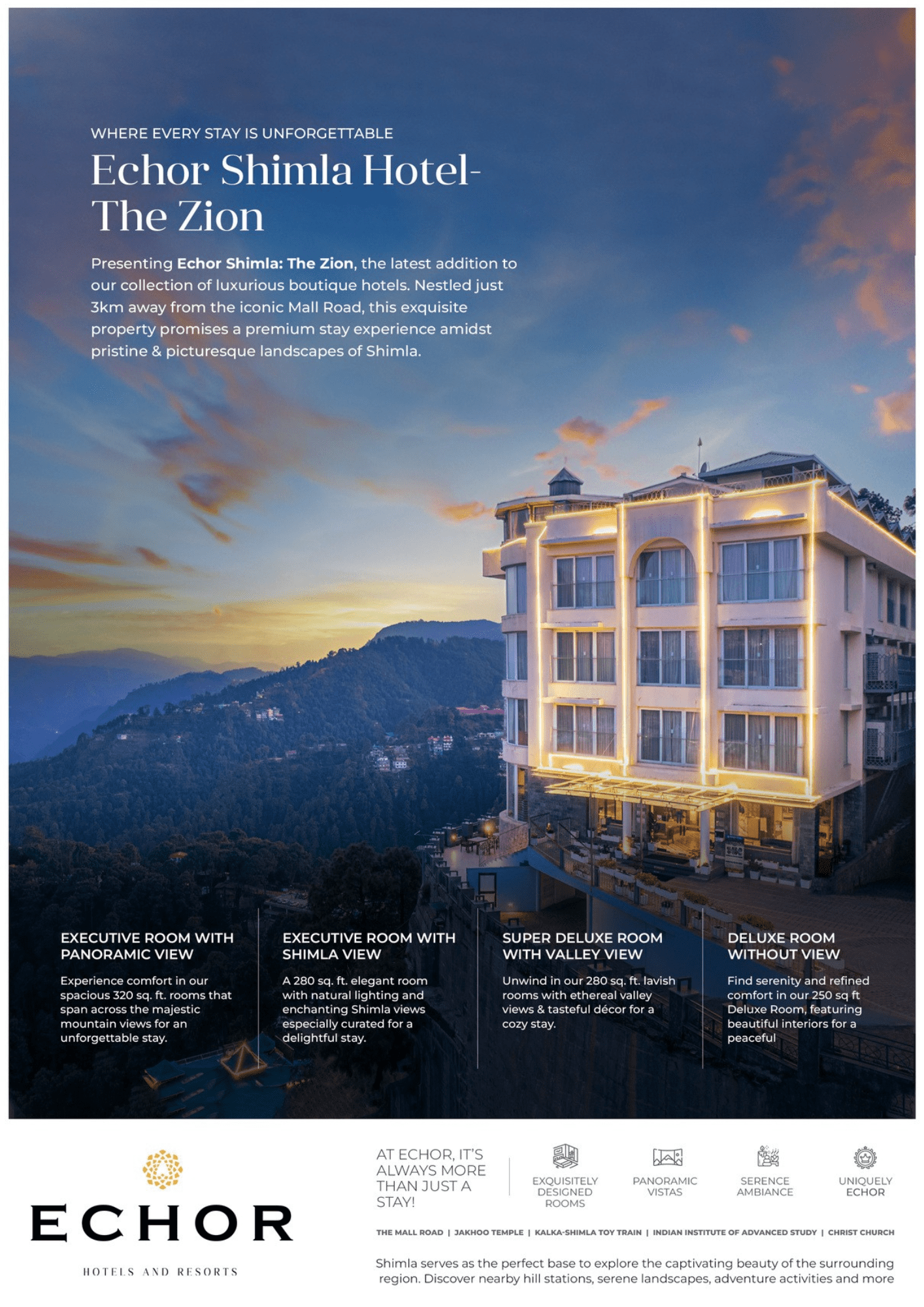 Echor Shimla Hotel, The Zion